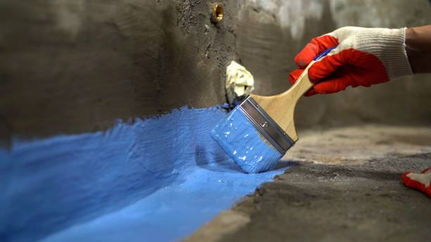 Commercial Emergency Waterproofing project at a Lewiston, NY business property by SJ Waterproofing Pros